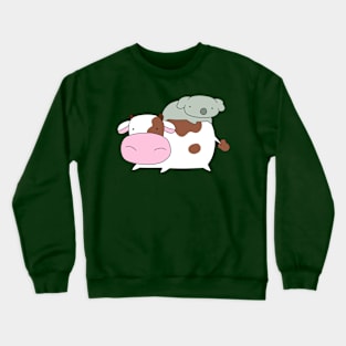 Cow and Little Koala Crewneck Sweatshirt